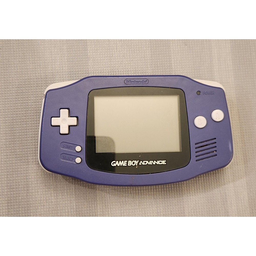 Nintendo Game Boy Advance Indigo Purple TESTED